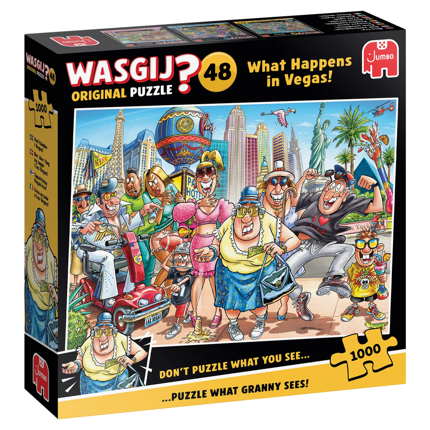Pusle "Wasgij Original 48 - What Happens in Vegas!" 1000 tk-W008 - Jigsaw Puzzles-Brain Games OÜ