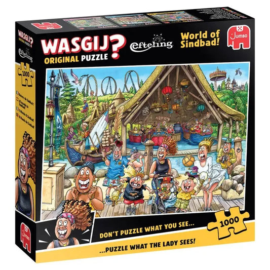 Pusle "Wasgij Original Efteling - World of Sindbad!" 1000 tk-W008 - Jigsaw Puzzles-Brain Games OÜ