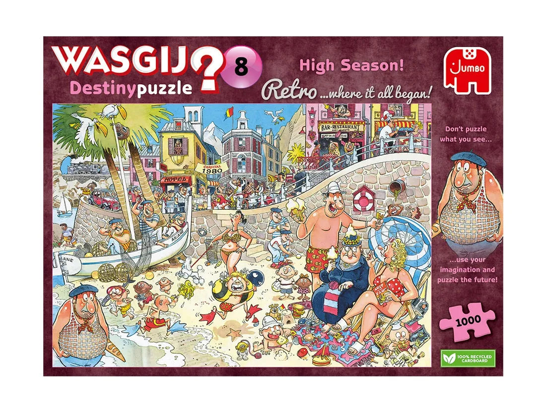 Pusle "Wasgij Retro Destiny 8 High Season" 1000 tk-108 Jigsaw Puzzles-Brain Games OÜ