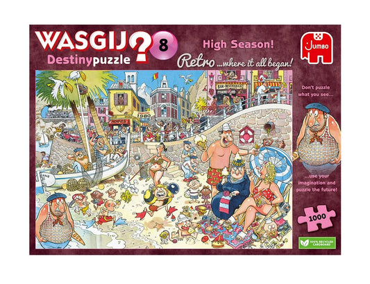 Pusle "Wasgij Retro Destiny 8 High Season" 1000 tk-108 Jigsaw Puzzles-Brain Games OÜ