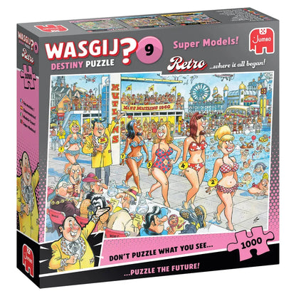 Pusle "Wasgij Retro Destiny 9 - Super Models!" 1000 tk-108 Jigsaw Puzzles-Brain Games OÜ