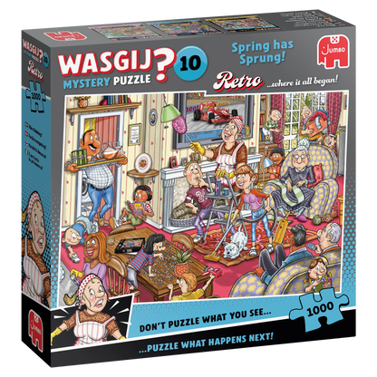 Pusle "Wasgij Retro Mystery 10 - Spring has Sprung!" 1000 tk
