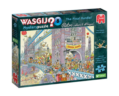Pusle "Wasgij Retro Mystery 8 The Final Hurdle" 1000 tk-108 Jigsaw Puzzles-Brain Games OÜ