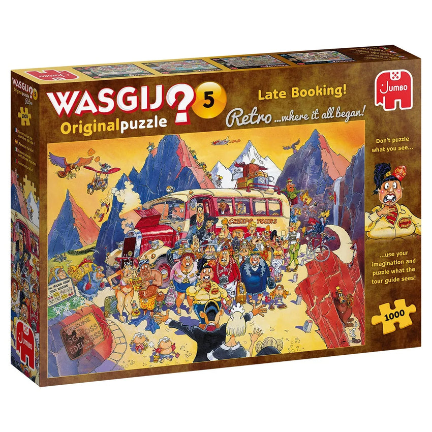 Pusle "Wasgij Retro Original 5 Late Booking!" 1000 tk-108 Jigsaw Puzzles-Brain Games OÜ