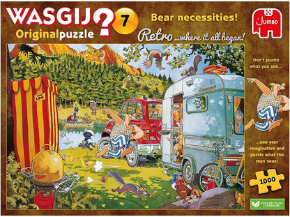 Pusle "Wasgij Retro Original 7 Bear Necessities" 1000 tk-108 Jigsaw Puzzles-Brain Games OÜ