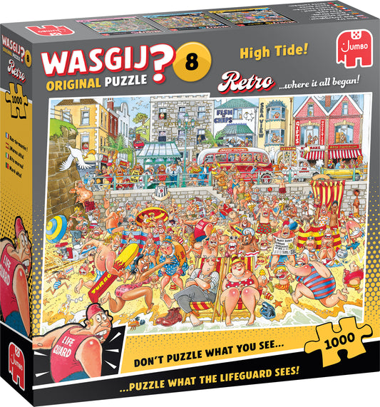 Pusle "Wasgij Retro Original 8 - High Tide!" 1000 tk-108 Jigsaw Puzzles-Brain Games OÜ