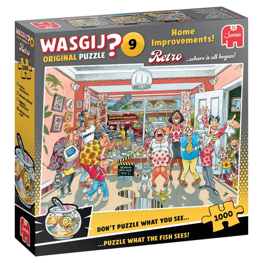Pusle "Wasgij Retro Original 9 - Home Improvements!" 1000 tk-108 Jigsaw Puzzles-Brain Games OÜ