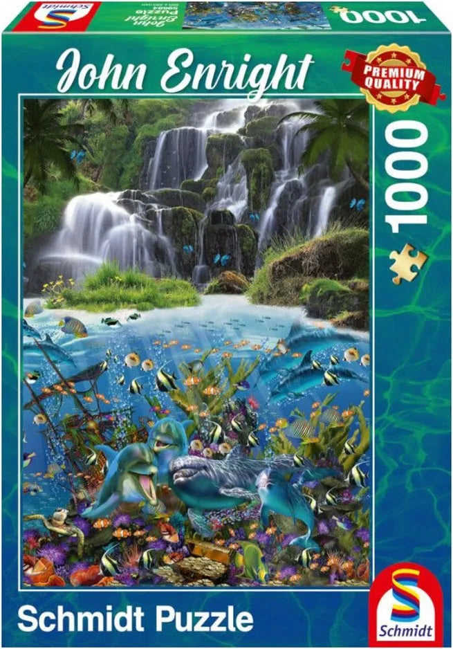 Pusle "Waterfall" 1000 tk-w008 WHSX Jigsaw Puzzles-Brain Games OÜ
