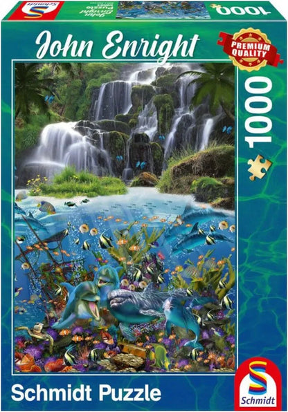 Pusle "Waterfall" 1000 tk-w008 WHSX Jigsaw Puzzles-Brain Games OÜ