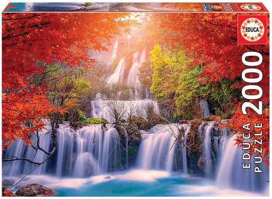 Pusle "Waterfall in Thailand" 2000 tk-w008 WHSX Jigsaw Puzzles-Brain Games OÜ