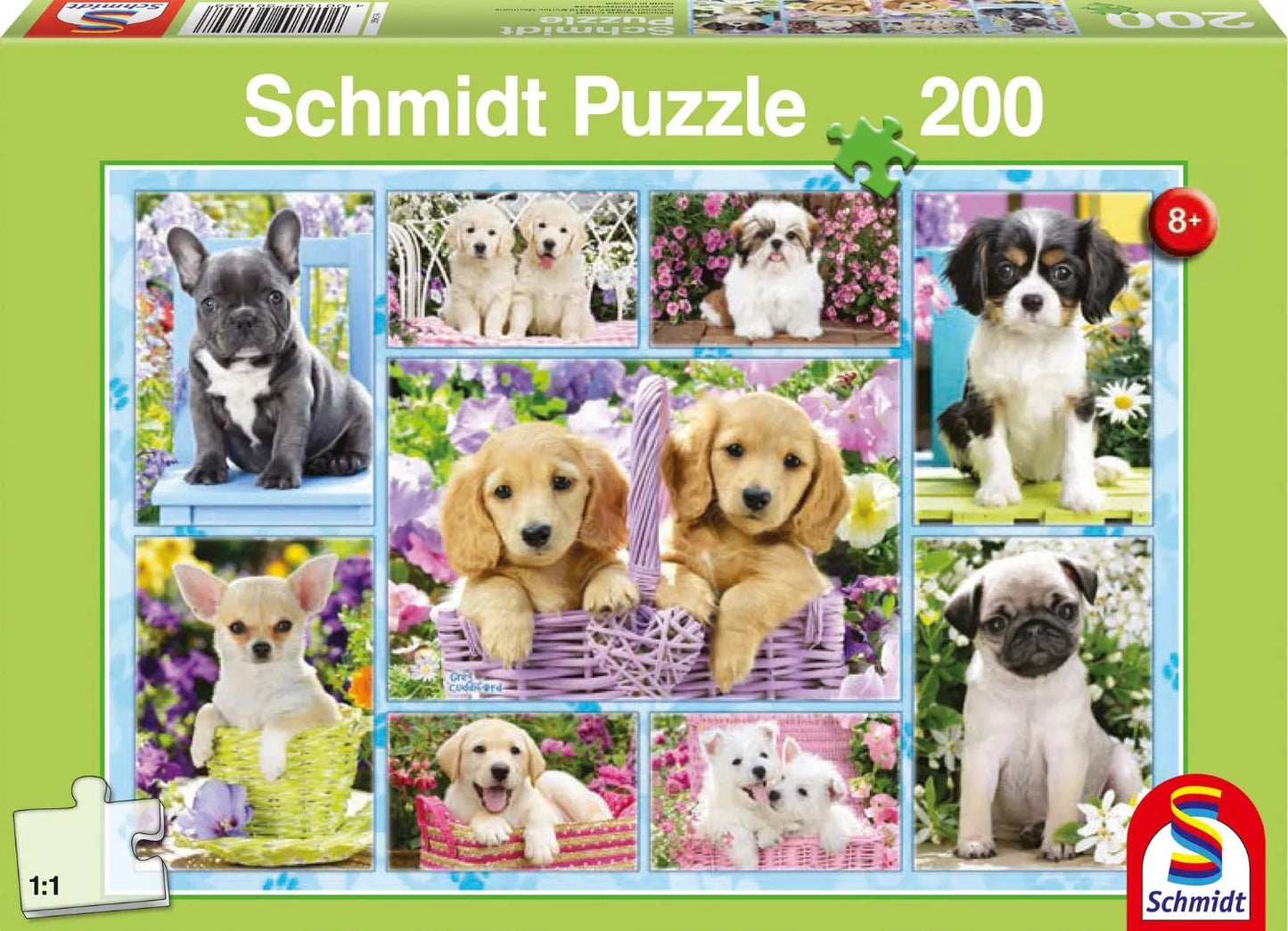 Pusle: Welpen, 200 tk-w008 WHSX Jigsaw Puzzles-Brain Games OÜ
