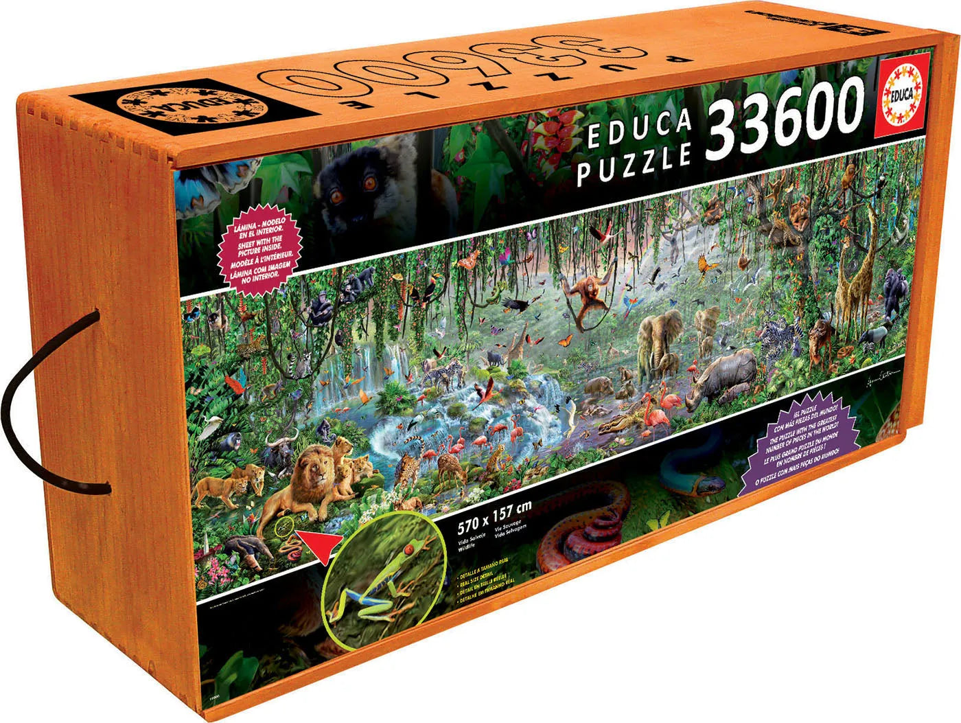 Pusle "Wild life" 33600 tk-w008 WHSX Jigsaw Puzzles-Brain Games OÜ