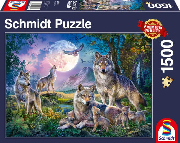 Pusle "Wolves" 1500 tk-w008 WHSX Jigsaw Puzzles-Brain Games OÜ