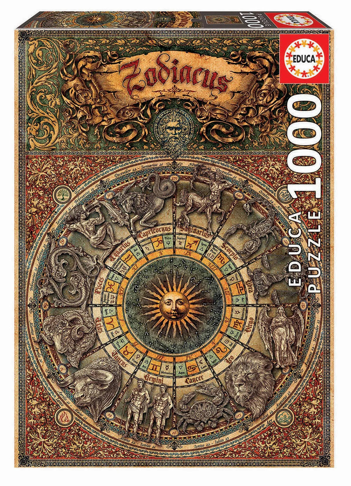 Pusle "Zodiac" 1000 tk-w008 WHSX Jigsaw Puzzles-Brain Games OÜ