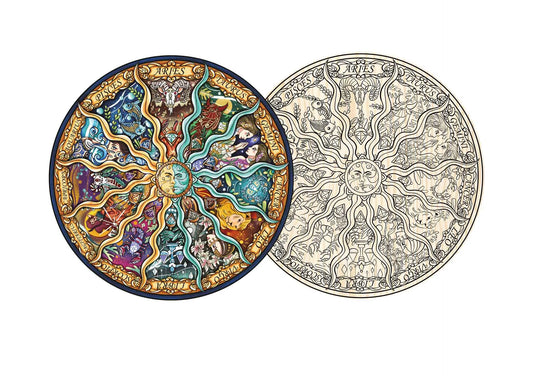 Pusle "Zodiak," 2in1 161 tk-108 Jigsaw Puzzles-Brain Games OÜ