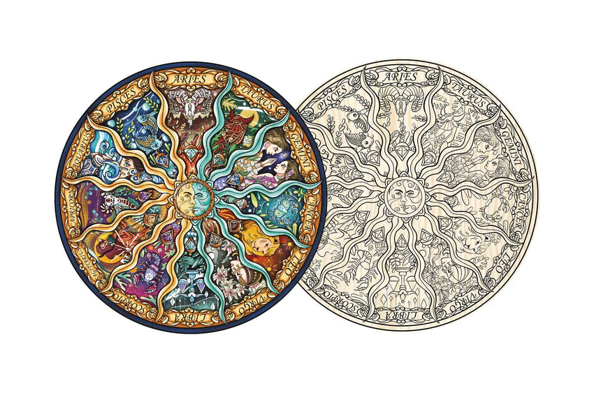 Pusle "Zodiak," 2in1 161 tk-108 Jigsaw Puzzles-Brain Games OÜ