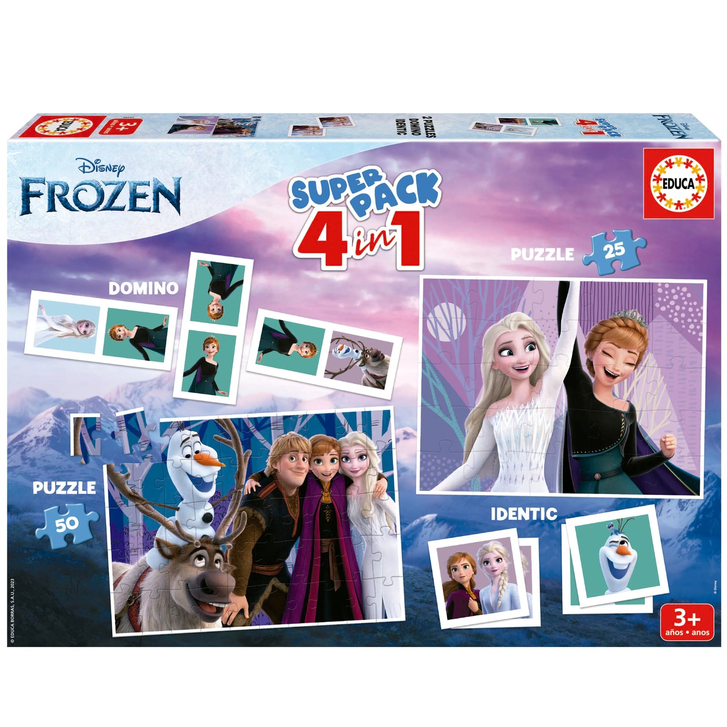 Puslekomplekt "Superpack Frozen"-w008 WHSX Jigsaw Puzzles-Brain Games OÜ