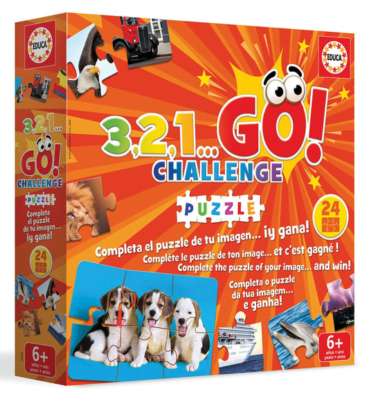 Puslemäng "3,2,1… GO! Challenge"-w008 WHSX Jigsaw Puzzles-Brain Games OÜ