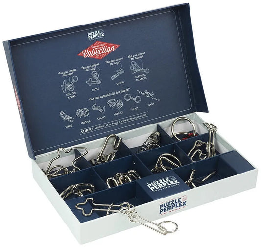 Puzzle and Perplex: Set of 10 Metal Puzzles-w111 WHS Creativity & Brain Teasers-Brain Games OÜ