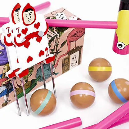 Queen of Hearts Flamingo Croquet-w007 WHSX Outdoor Games-Brain Games OÜ