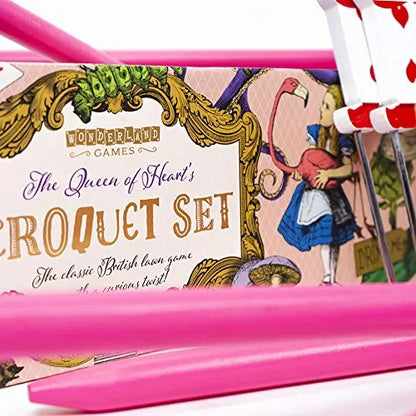 Queen of Hearts Flamingo Croquet-w007 WHSX Outdoor Games-Brain Games OÜ