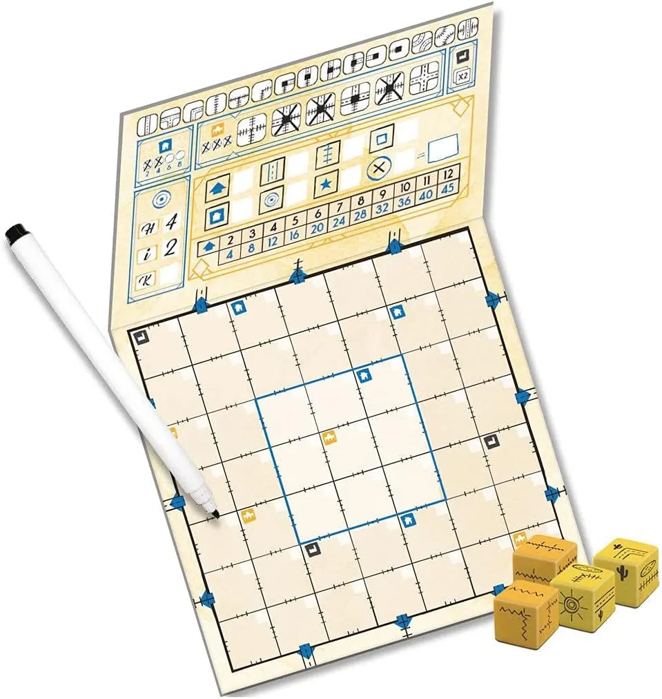 Railroad Ink Challenge: Shining Yellow Edition-101 Board / Card Games-Brain Games OÜ