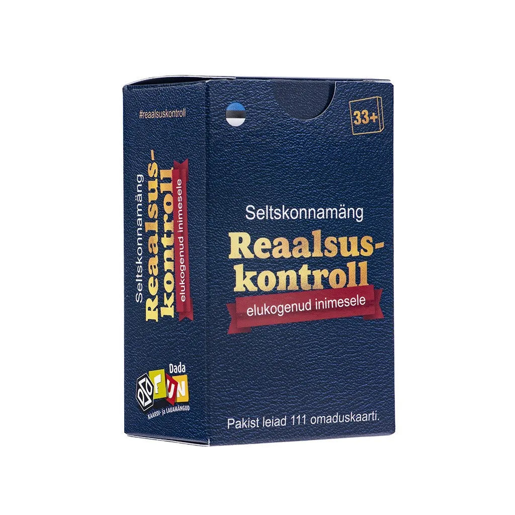 Reaalsuskontroll Elukogenud inimesele-Seltskonnamängud-Brain Games OÜ