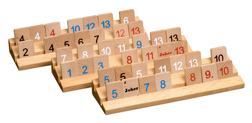 Rummy - puidust karbis-101 Board / Card Games-Brain Games OÜ