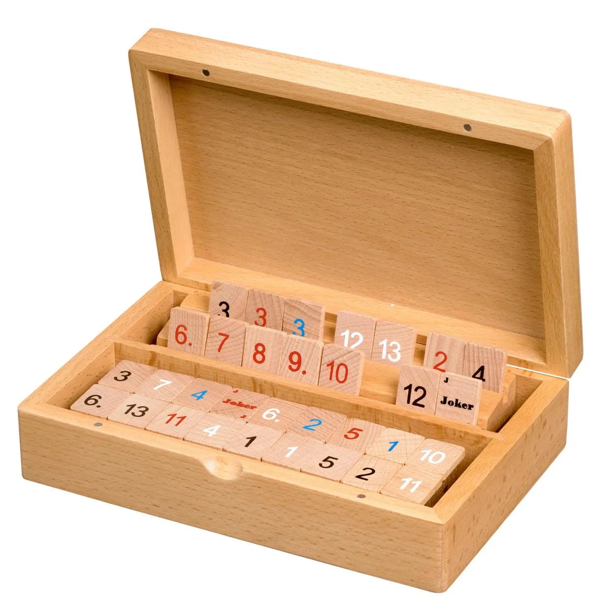 Rummy - puidust karbis-101 Board / Card Games-Brain Games OÜ