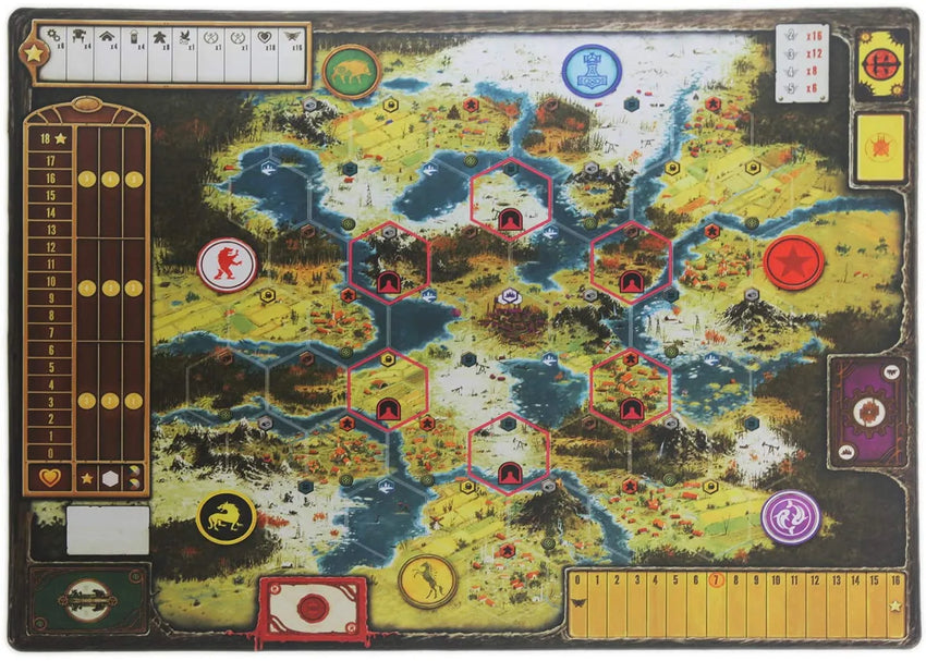 Scythe Neoprene Playmat-001 Board / Card Games-Brain Games OÜ