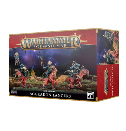 Seraphon: Aggradon Lancers-003 Miniature Gaming-Brain Games OÜ