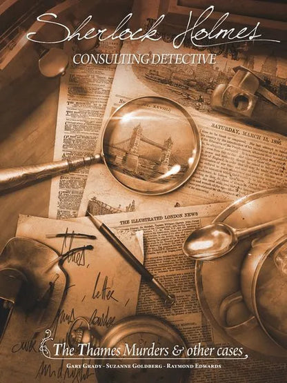 Sherlock Holmes Consulting Detective: Thames Murders & Other Cases-001 Board / Card Games-Brain Games OÜ