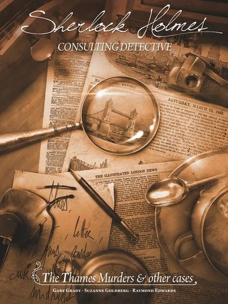 Sherlock Holmes Consulting Detective: Thames Murders & Other Cases-001 Board / Card Games-Brain Games OÜ