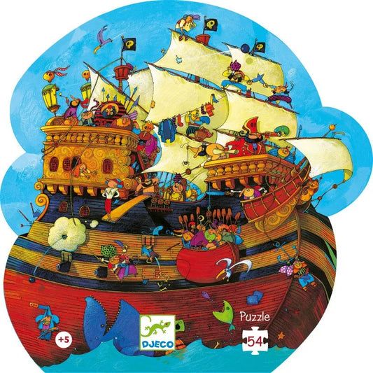 Siluettpusle "Barbarossa's Boat" 54 tk-008 Jigsaw Puzzles-Brain Games OÜ