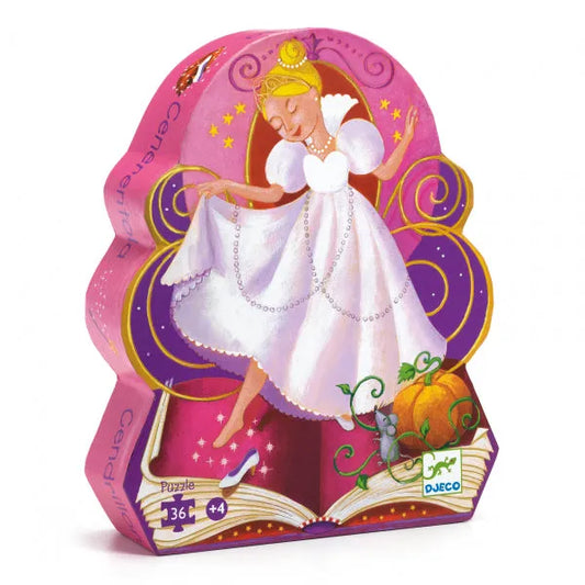 Siluettpusle "Cinderella" 36 tk-008 Jigsaw Puzzles-Brain Games OÜ