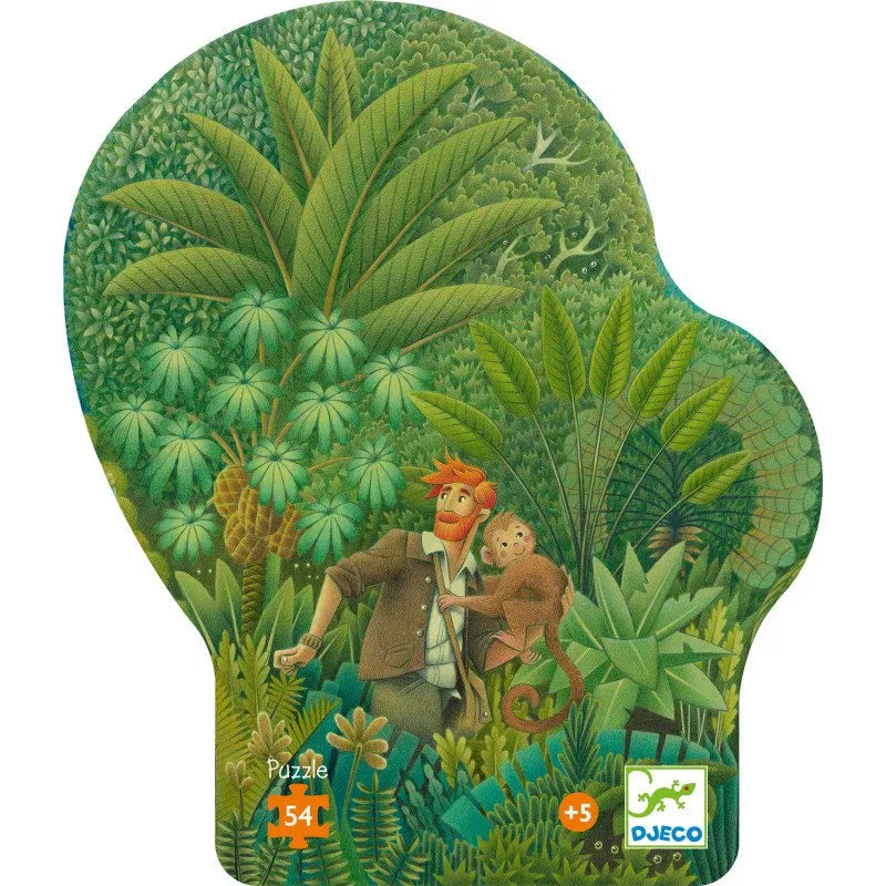 Siluettpusle "In the Jungle" 54 tk-008 Jigsaw Puzzles-Brain Games OÜ