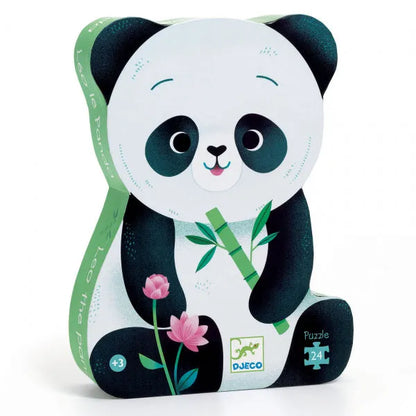 Siluettpusle "Leo the panda" 24 tk-Pusled-Brain Games OÜ