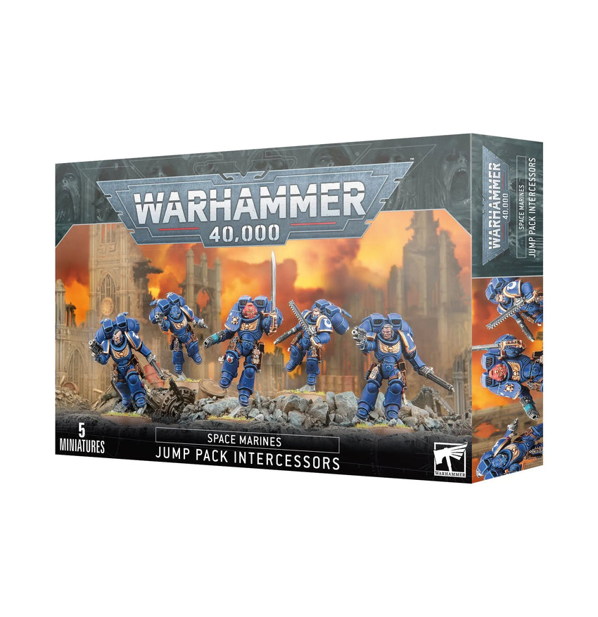 Space Marines: Jump Pack Intercessors-003 Miniature Gaming-Brain Games OÜ