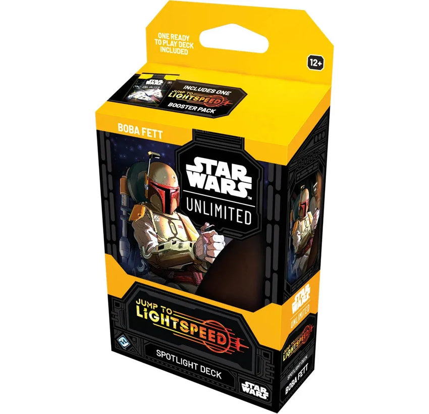 Star Wars: Unlimited - Jump to Lightspeed Boba Fett Spotlight Deck-001 Board / Card Games-Brain Games OÜ
