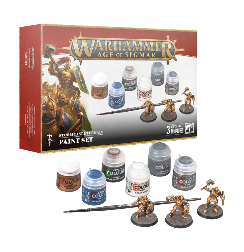 Stormcast Eternals + Paints Set-003 Miniature Gaming-Brain Games OÜ