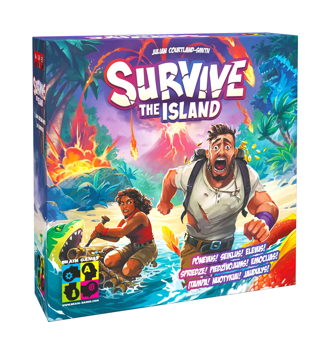 Survive the Island-w101 WHS Board / Card Games-Brain Games OÜ