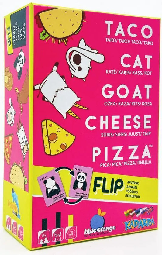 Taco Cat Goat Cheese Pizza: Flip-101 Board / Card Games-Brain Games OÜ