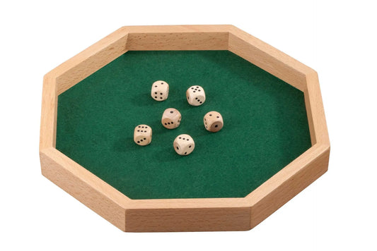 Täringualus, kaheksanurk, 29 cm-101 Board / Card Games-Brain Games OÜ