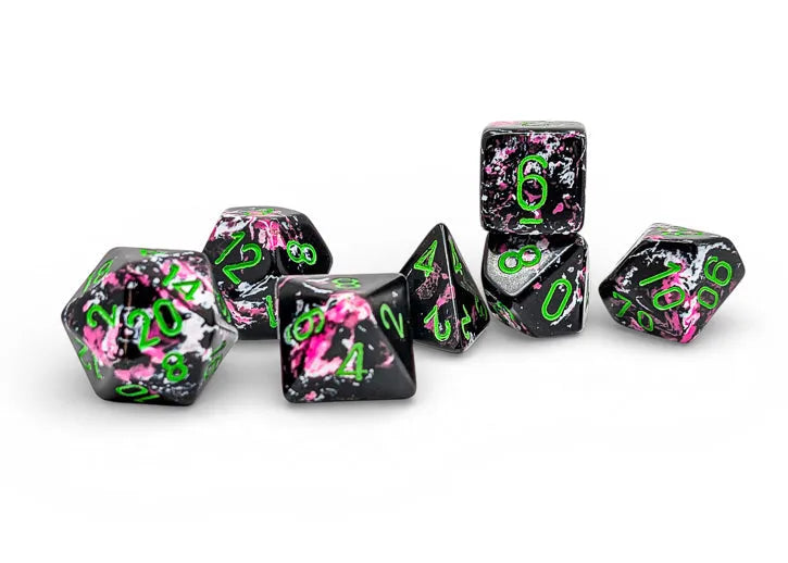 Täringukomplekt Brush Paintball - Green (7)-Täringud-Brain Games OÜ