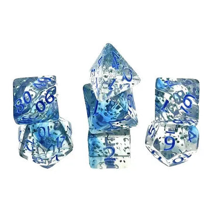 Täringukomplekt Confetti: Blue Sulfer (7)-104 Accessories-Brain Games OÜ