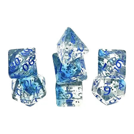 Täringukomplekt Confetti: Blue Sulfer (7)-104 Accessories-Brain Games OÜ