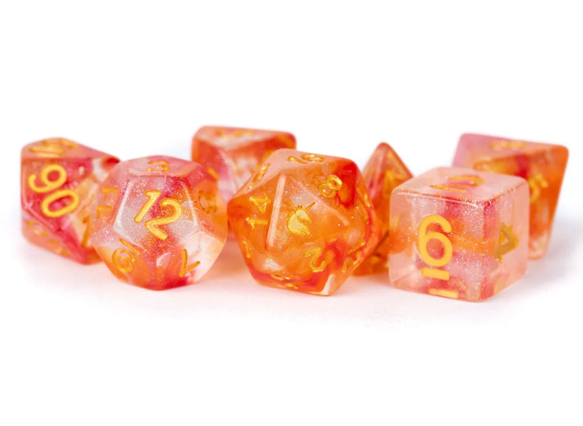 Täringukomplekt Mystic Embers (7)-004 Accessories-Brain Games OÜ