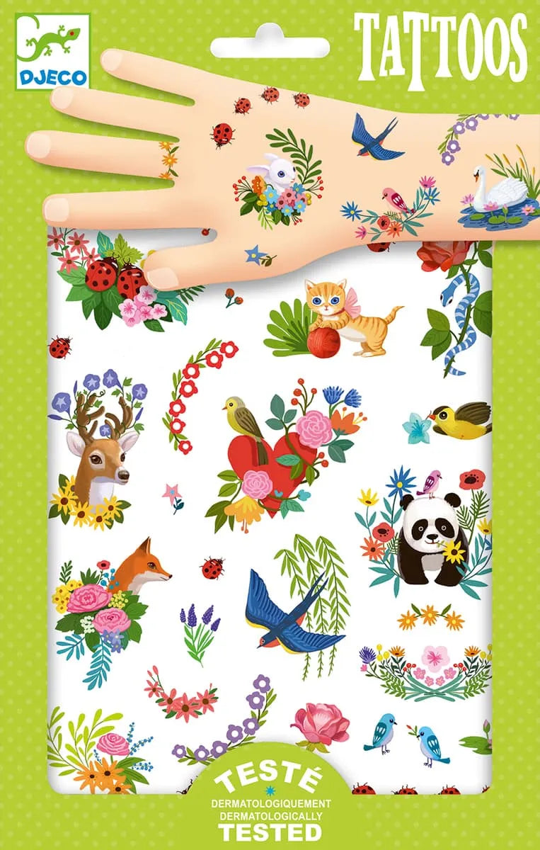Tätoveeringud "Happy spring"-010 Toys-Brain Games OÜ