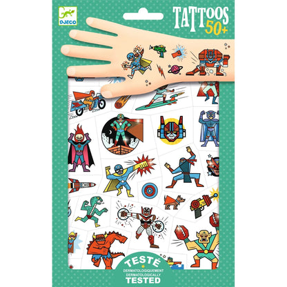 Tätoveeringud "Heroes vs villains"-010 Toys-Brain Games OÜ