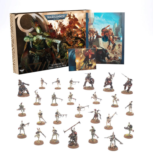 T'Au Empire Army Set: Kroot Hunting Pack-003 Miniature Gaming-Brain Games OÜ